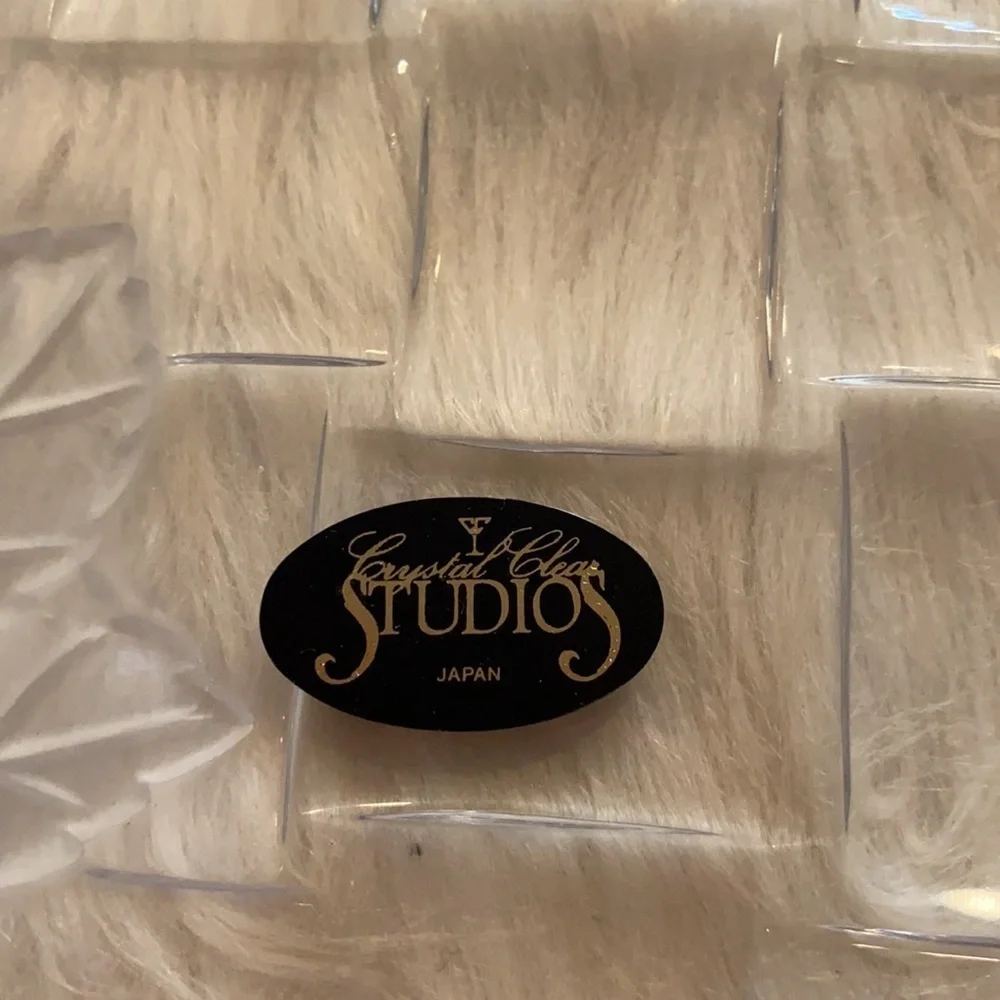New in box Napoli Crystal platter